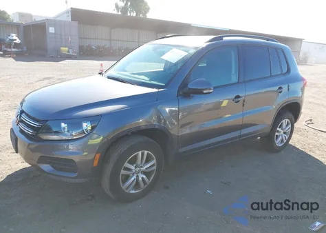 2016 Volkswagen Tiguan S из США, поврежденный, VIN WVGAV7AX1GW538333